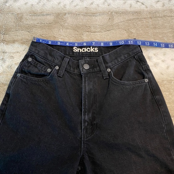 MOTHER💕Snacks Double Stack Hover High Waist Ankle Straight Leg Jeans Size 25 - Picture 10 of 15